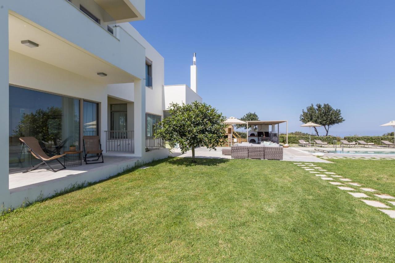 Lux Villa Mia With Heated Pool, 2Km To Beach & Childrens Area! Mikro Metochi Exteriér fotografie