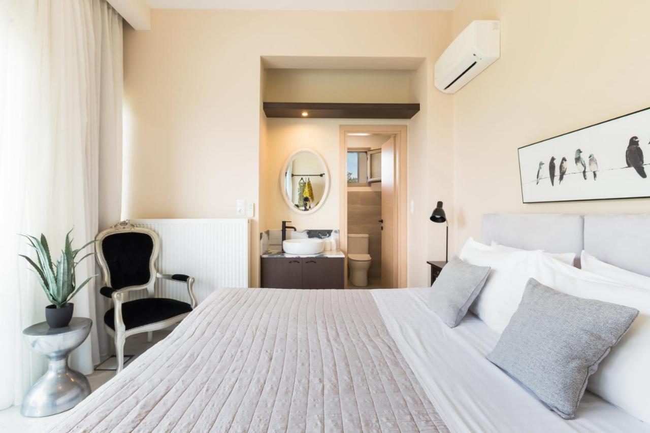 Lux Villa Mia With Heated Pool, 2Km To Beach & Childrens Area! Mikro Metochi Exteriér fotografie