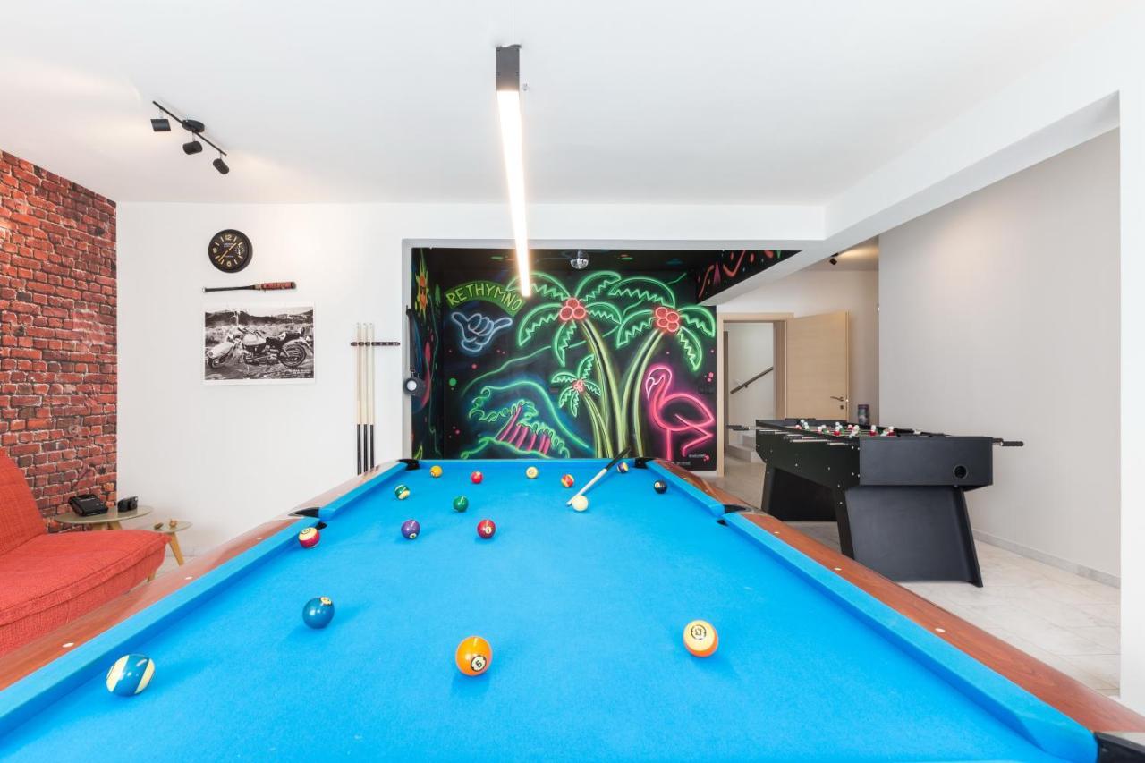 Lux Villa Mia With Heated Pool, 2Km To Beach & Childrens Area! Mikro Metochi Exteriér fotografie