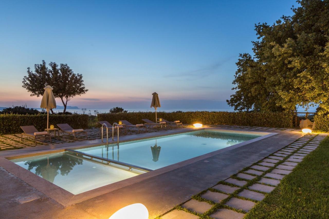Lux Villa Mia With Heated Pool, 2Km To Beach & Childrens Area! Mikro Metochi Exteriér fotografie