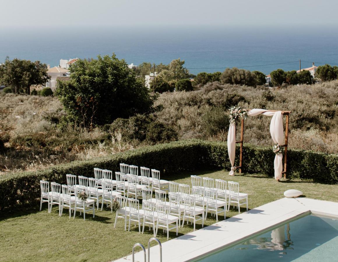Lux Villa Mia With Heated Pool, 2Km To Beach & Childrens Area! Mikro Metochi Exteriér fotografie